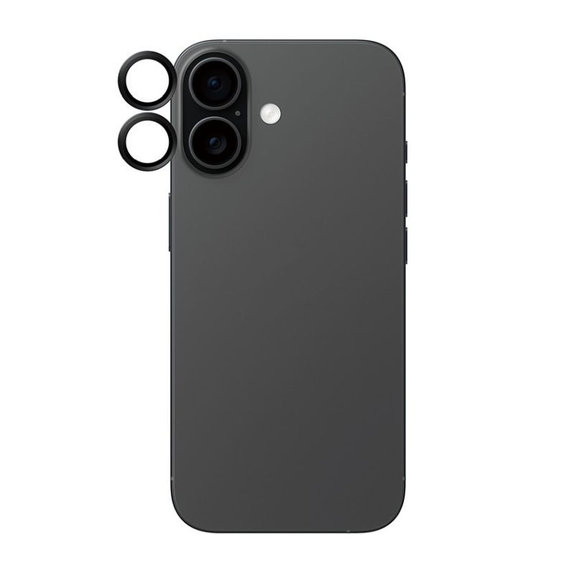 Hoops Camera Lens Protector for iPhone 17/16 Plus/16, Black, PanzerGlass