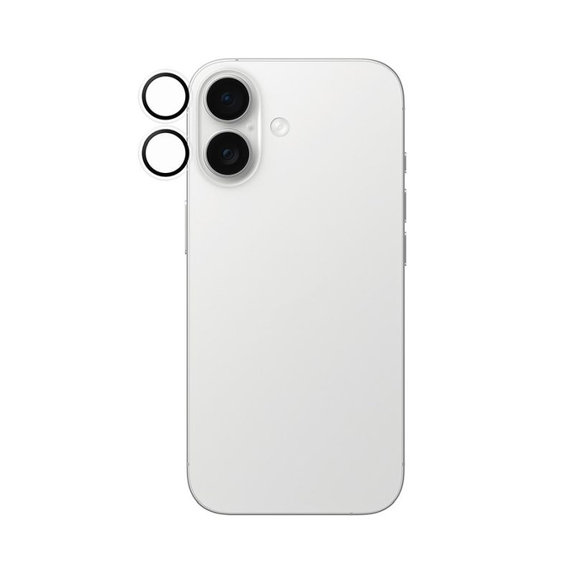 PanzerGlass - Rear Camera Lens Protector Hoops for iPhone 16, 16 Plus, 17, transparent