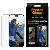 Tempered Glass UWF with Fastfit for iPhone 17 Pro Max, Black, PanzerGlass