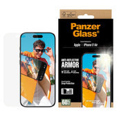 Tempered Glass Anti-Reflective with Applicator for iPhone Air, Black, PanzerGlass