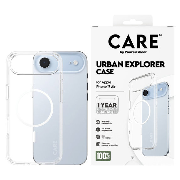 Urban Explorer Case with MagSafe for iPhone Air, White, CARE