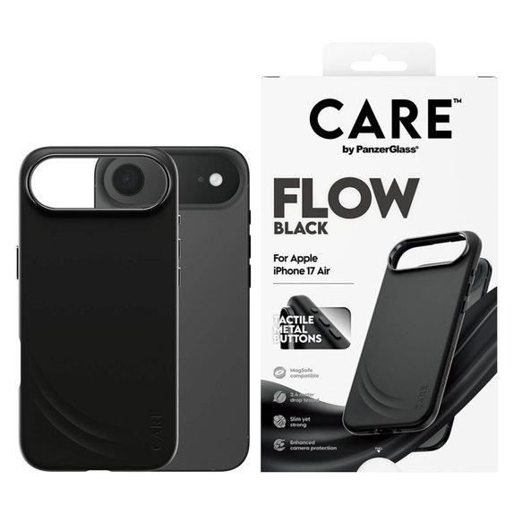 FLOW Case with MagSafe for iPhone Air, Black, CARE