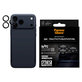 Hoops Ceramic II Camera Lens Protector for iPhone 17 Pro Max/17 Pro/16 Pro Max/16 Pro, Black, PanzerGlass