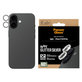 Camera Lens Protector Hoops for iPhone 17/16 Plus/16, Glitter Silver, PanzerGlass