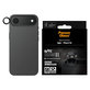 Camera Lens Protector Hoops Ceramic II for iPhone 17 Air, Black, PanzerGlass