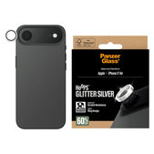 Camera Lens Protector Hoops for iPhone Air, Glitter Silver, PanzerGlass