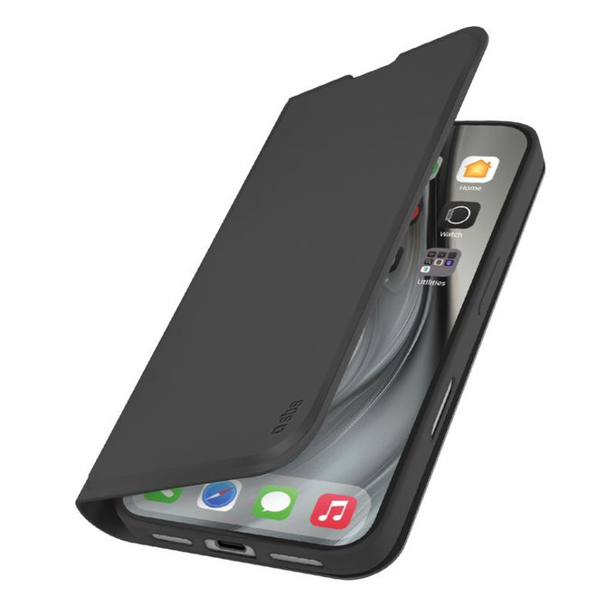 SBS - Book Wallet Smooth Case for iPhone 17 Pro Max, black