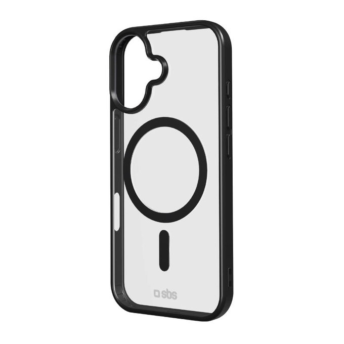 SBS - Mag Frame Case Compatible with MagSafe for iPhone 17, black