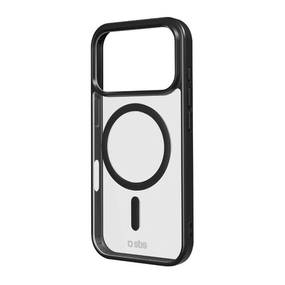 SBS - Mag Frame Case Compatible with MagSafe for iPhone 17 Pro, black