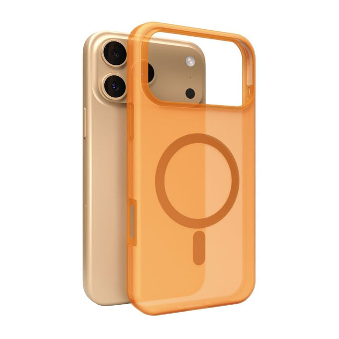 PURO - DAYLIGHT Case with MagSafe for iPhone 17 Pro Max, orange