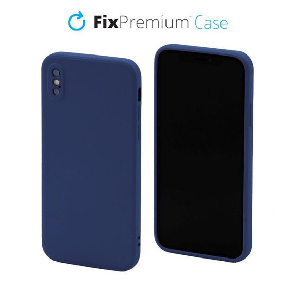 FixPremium - Silicone Case for iPhone X & XS, blue