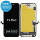 Display Soft OLED for iPhone 15 Plus, Touch Screen with Frame, DIAGNOSTIC