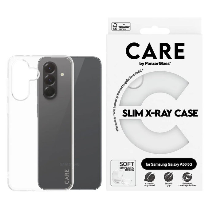 Case X-Ray for Samsung Galaxy A56 5G, Transparent, PanzerGlass