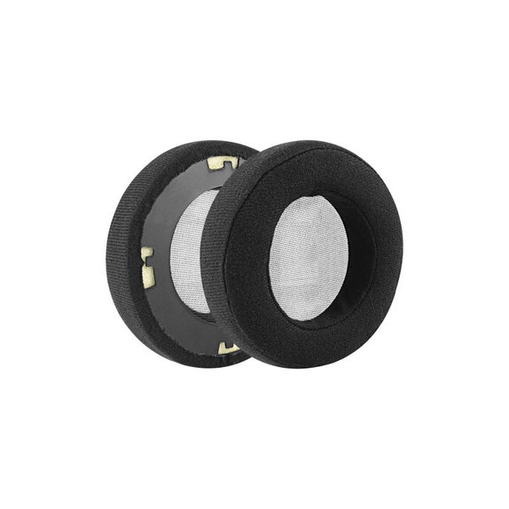 Replacement Ear Pads for AKG K701, K702, Q701, Q702, K601, K612, K712, Foam + Velour, Black, 1 pair