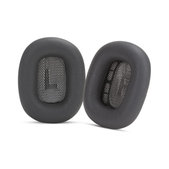 Replacement Ear Pads for Apple AirPods Max, Memory foam + Leather, Black, 1 pair