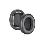 Replacement Ear Pads for Audio-Technica ATH-SR50, SR50BT, Memory foam + PU leather, Black, 1 pair