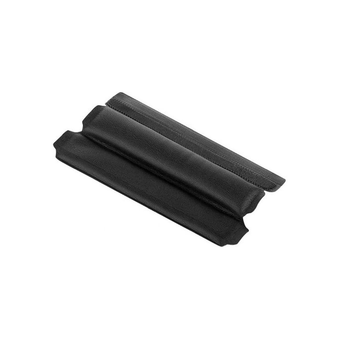 Replacement Headband for Bose QC25, QC35 II, QC45, Memory foam + Leather + Velcro, Black