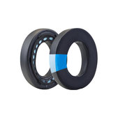 Replacement Ear Pads for Bose NC700, Memory foam + Textile + PU leather, Black, Cooling Gel, 1 pair