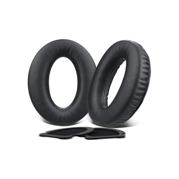 Replacement Ear Pads for Bose Aviation A10, A20, Memory foam + PU leather, Black, 1 pair