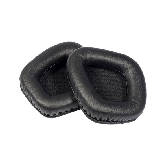 Replacement Ear Pads for Corsair Void RGB Pro, Memory foam + PU leather, Black, 1 pair