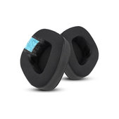 Replacement Ear Pads for Corsair Void RGB Pro, Memory foam + Textile, Black, Cooling Gel, 1 pair