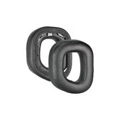 Replacement Ear Pads for Corsair HS80, Memory foam + PU leather, Black, 1 pair