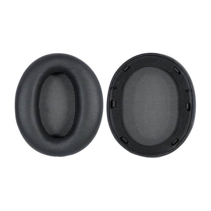Replacement Ear Pads for Edifier W820NB, Memory foam + PU leather, Black, 1 pair