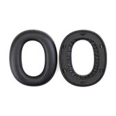 Replacement Ear Pads for Edifier W860NB Pro, WH950NB, Memory foam + Leather, Black, 1 pair