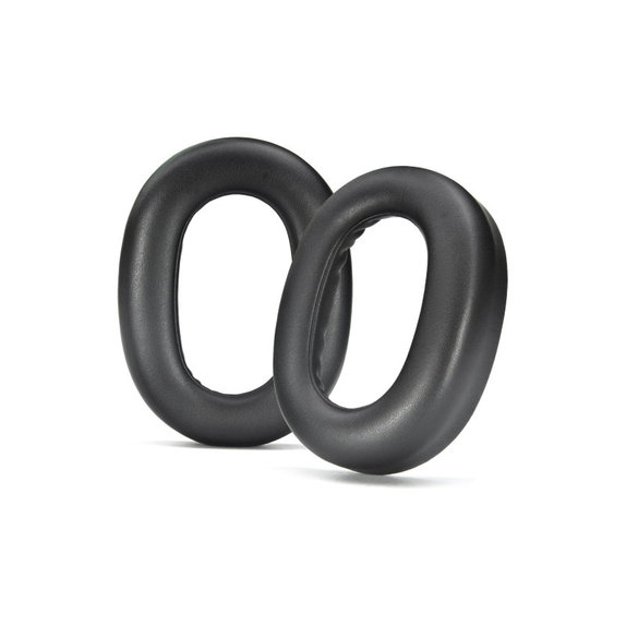 Replacement Ear Pads for Jabra Evolve2 85 UC/MS, Memory foam + Leather, Black, 1 pair