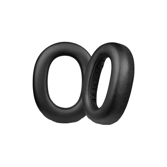 Replacement Ear Pads for Jabra Elite 85H, Memory foam + PU leather, Black, 1 pair