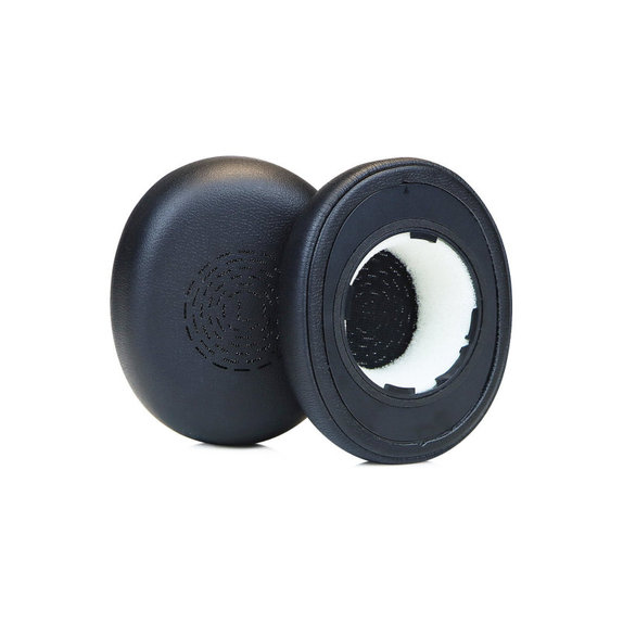 Replacement Ear Pads for Jabra Evolve2 65 UC/MS (Flex), Memory foam + PU leather, Black, 1 pair
