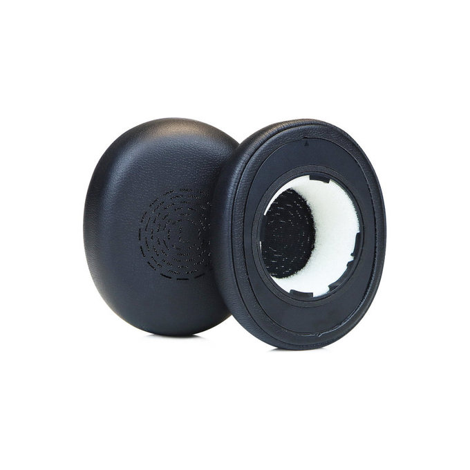 Replacement Ear Pads for Jabra Evolve2 65 UC/MS (Flex), Memory foam + PU leather, Black, 1 pair