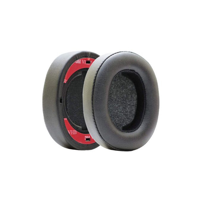 Replacement Ear Pads for JBL Synchros E55BT, Memory foam + PU leather, Black, 1 pair