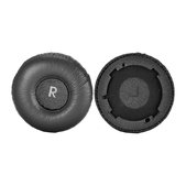 Replacement Ear Pads for JBL Tune 600BTNC, Memory foam + Leather, Black, 1 pair