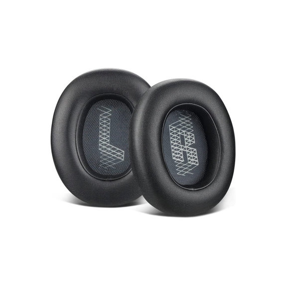 Replacement Ear Pads for JBL Live 650BTNC, E65, Memory foam + PU leather, Black, 1 pair