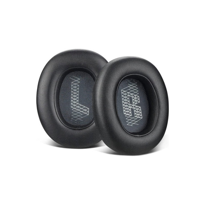 Replacement Ear Pads for JBL Live 650BTNC, E65, Memory foam + PU leather, Black, 1 pair