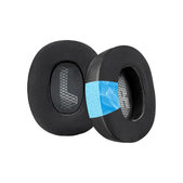 Replacement Ear Pads for JBL Live 650, 660, E65, Memory foam + Leather + Textile, Black, Cooling Gel, 1 pair