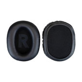 Replacement Ear Pads for Logitech G Pro X, Memory foam + PU leather, Black, 1 pair