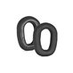 Replacement Ear Pads for Logitech G435, Foam + Textile, Black, 1 pair