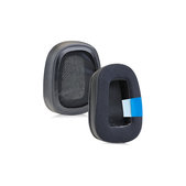 Replacement Ear Pads for Logitech G633 Artemis, G933 Artemis, Memory foam + Textile + Leather, Black, Cooling Gel, 1 pair