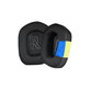 Replacement Ear Pads for Logitech G733, Memory foam + Textile + Leather, Black, Cooling Gel, 1 pair