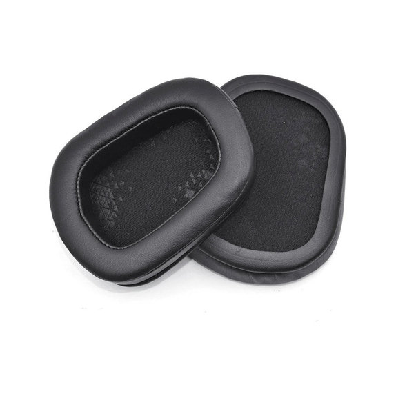 Replacement Ear Pads for Logitech G633 Artemis, G933 Artemis, Memory foam + PU leather, Black, 1 pair