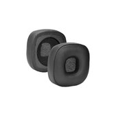 Replacement Ear Pads for Marshall Major IV, Memory foam + PU leather, Black, 1 pair