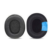 Replacement Ear Pads for Skullcandy Hesh 3.0, Crusher, Venue, Memory foam + Leather + Textile, Black, Cooling Gel, 1 pair