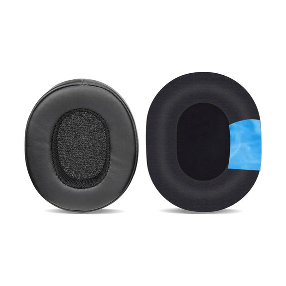 Replacement Ear Pads for Skullcandy Hesh 3.0, Crusher, Venue, Memory foam + Leather + Textile, Black, Cooling Gel, 1 pair