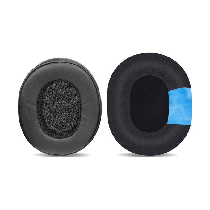 Replacement Ear Pads for Skullcandy Hesh 3.0, Crusher, Venue, Memory foam + Leather + Textile, Black, Cooling Gel, 1 pair