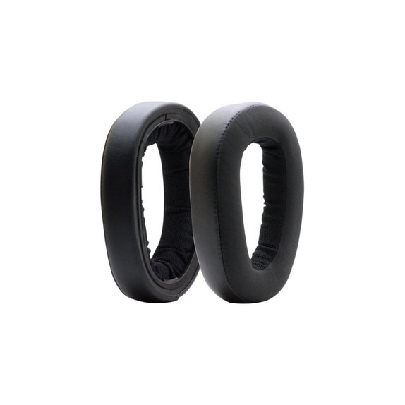 Replacement Ear Pads for Sennheiser GSP500, GSP600, Memory foam + PU leather, Black, 1 pair