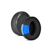 Replacement Ear Pads for Sennheiser HD4.50, Memory foam + Textile + Leather, Black, Cooling Gel, 1 pair