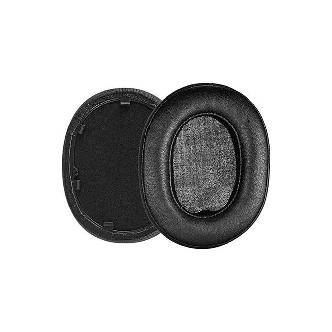 Replacement Ear Pads for Sony WH-1000XM5, Memory foam + Leather, Black, 1 pair