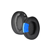 Replacement Ear Pads for Sony WH-1000XM4, Memory foam + Textile + Leather, Black, Cooling Gel, 1 pair